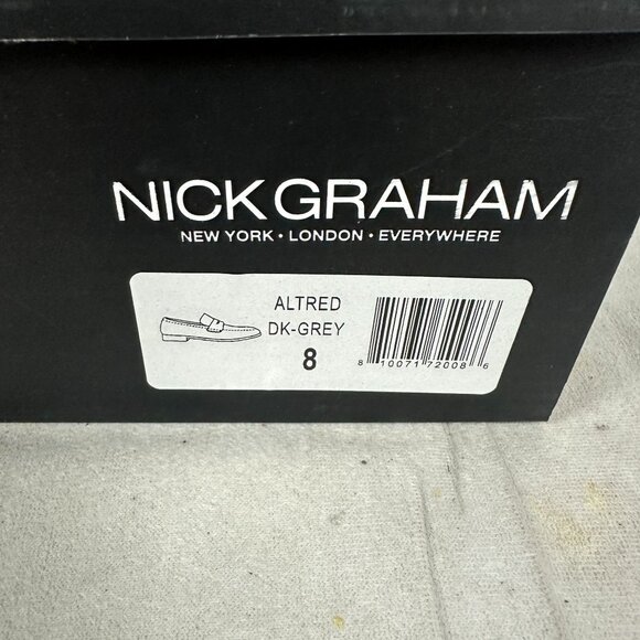 Nick Graham Men\'s Altered Loafers - Dark Gray Size 8 NEW main image 10